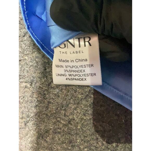 sgntr the label Blue Floral mini Romper Dress M - Picture 7 of 7